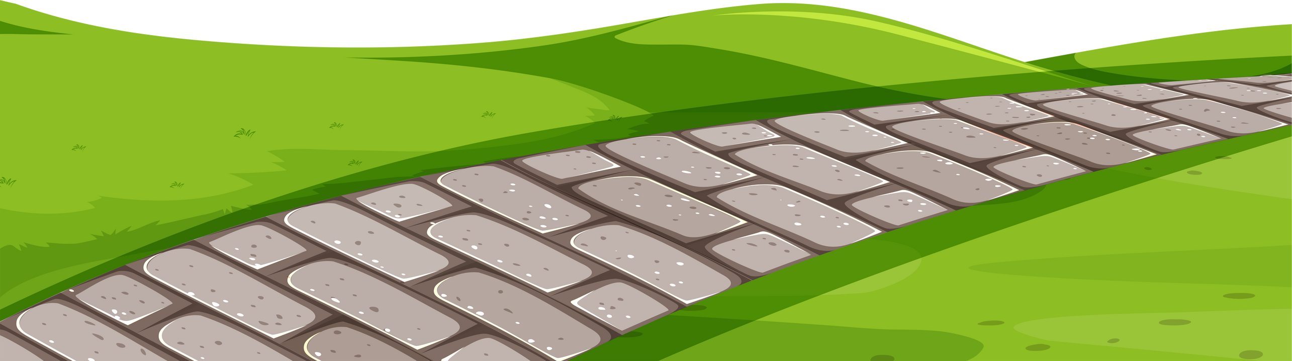 A green hill landscape