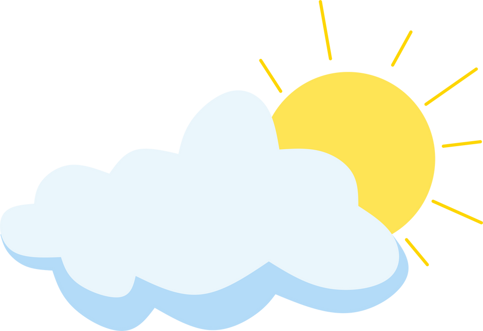 Clouds and sun